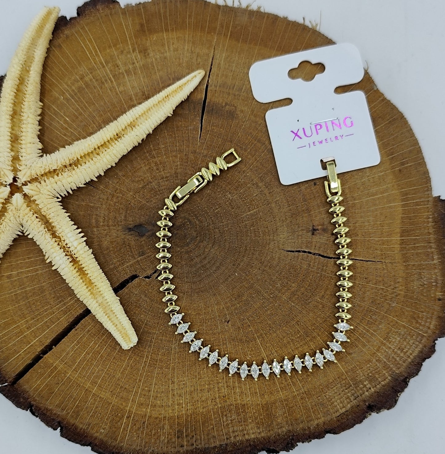 14 K Taş Detaylı Bileklik