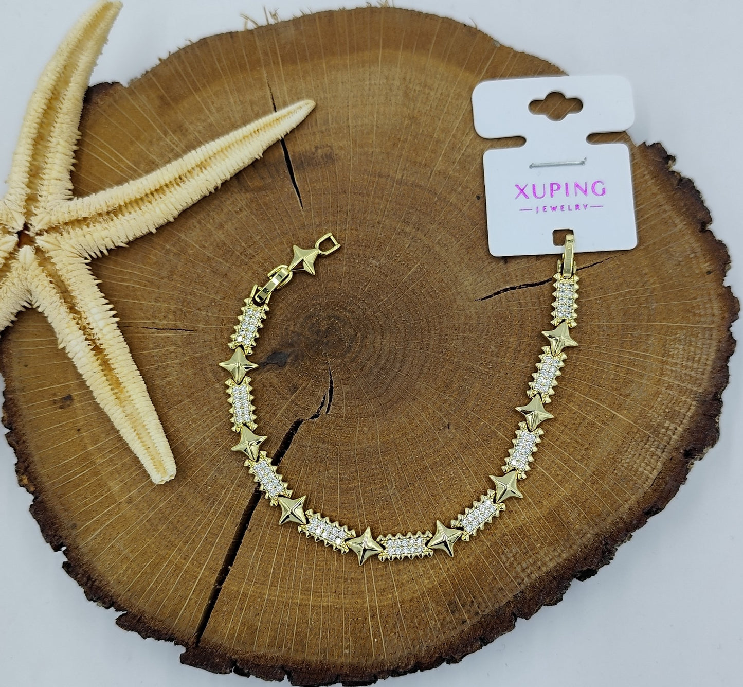 14 K Taş Detaylı Bileklik