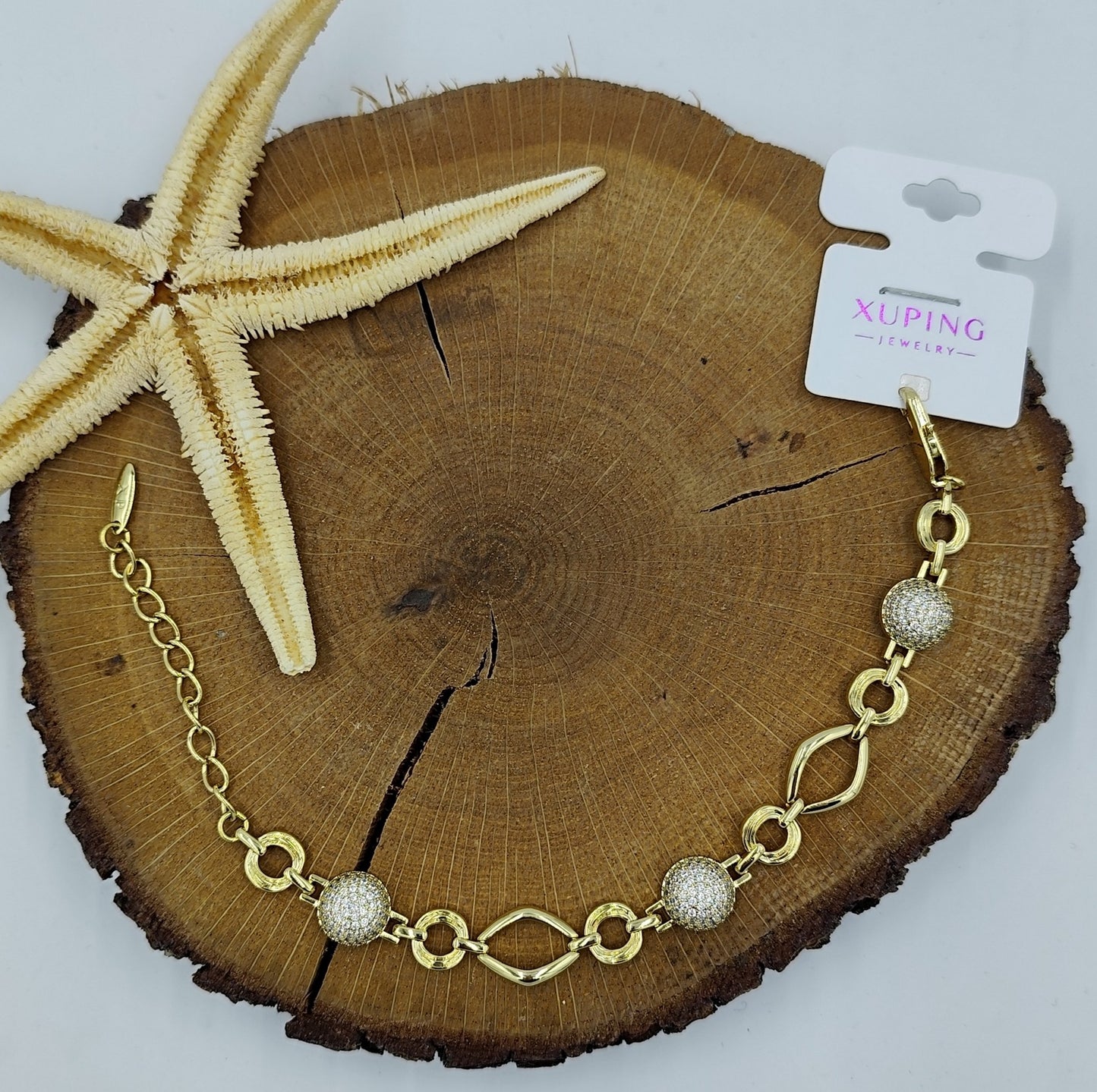 14 K Taş Detaylı Bileklik
