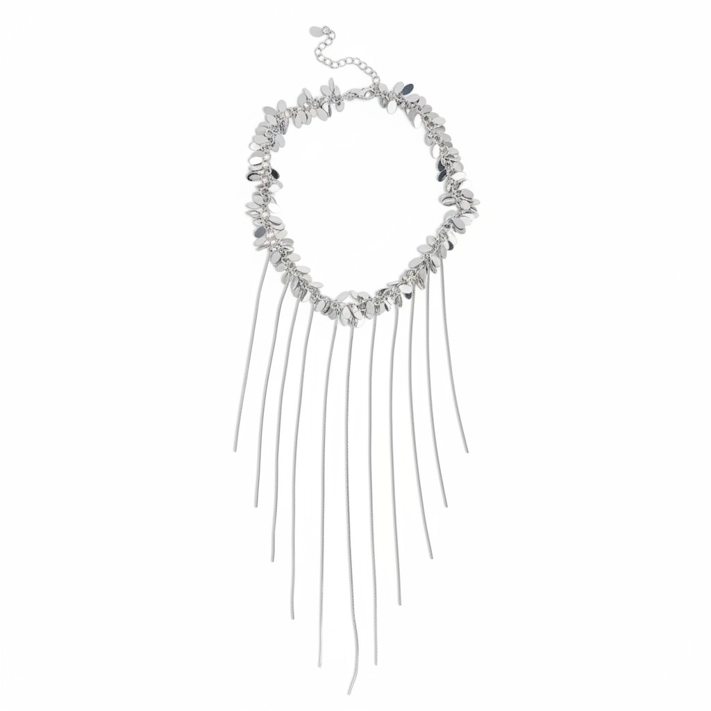 Pullu Silver Kolye