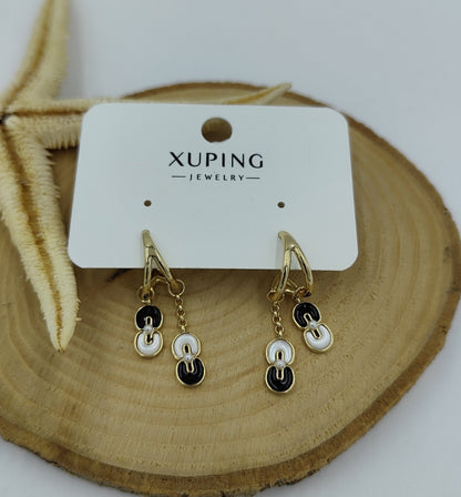 14 K İnci Detaylı Küpe