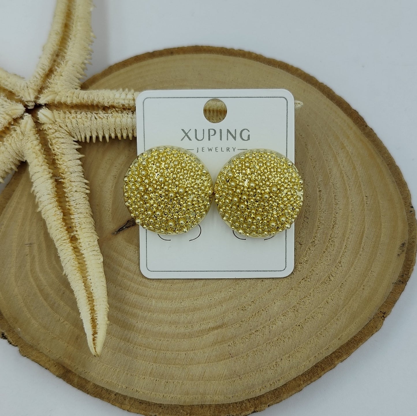 14 K Yuvarlak Küpe