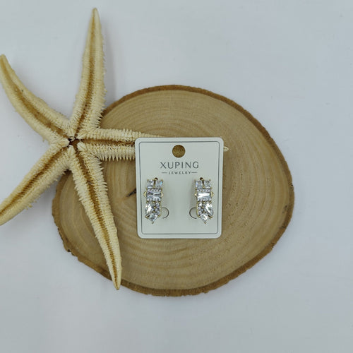 14 K Taş Detaylı Küpe