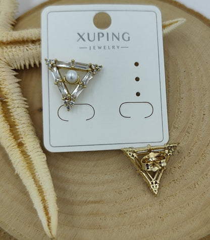 14 K İnci Detaylı Küpe