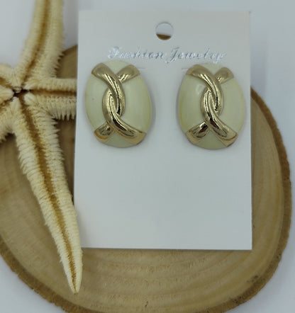 Yuvarlak Gold Küpe