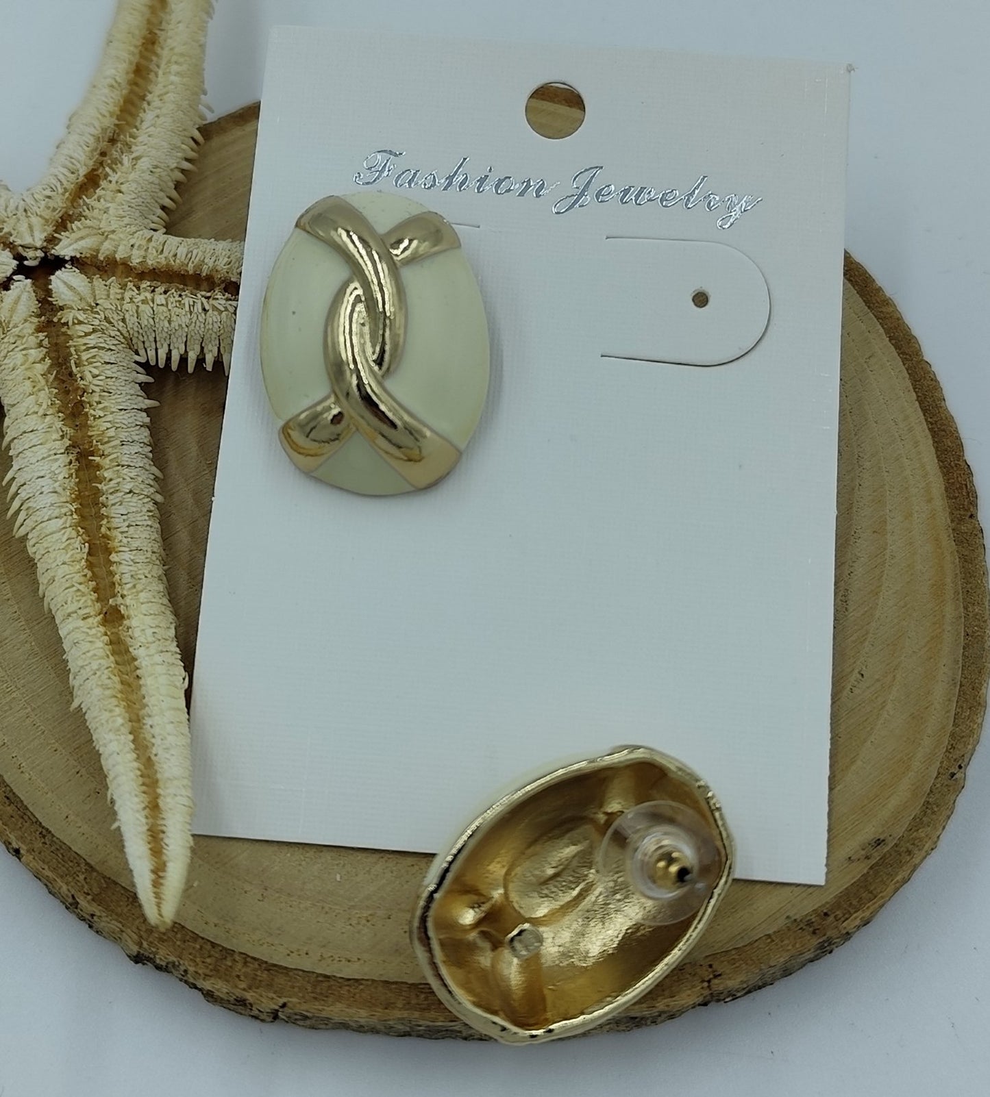 Yuvarlak Gold Küpe