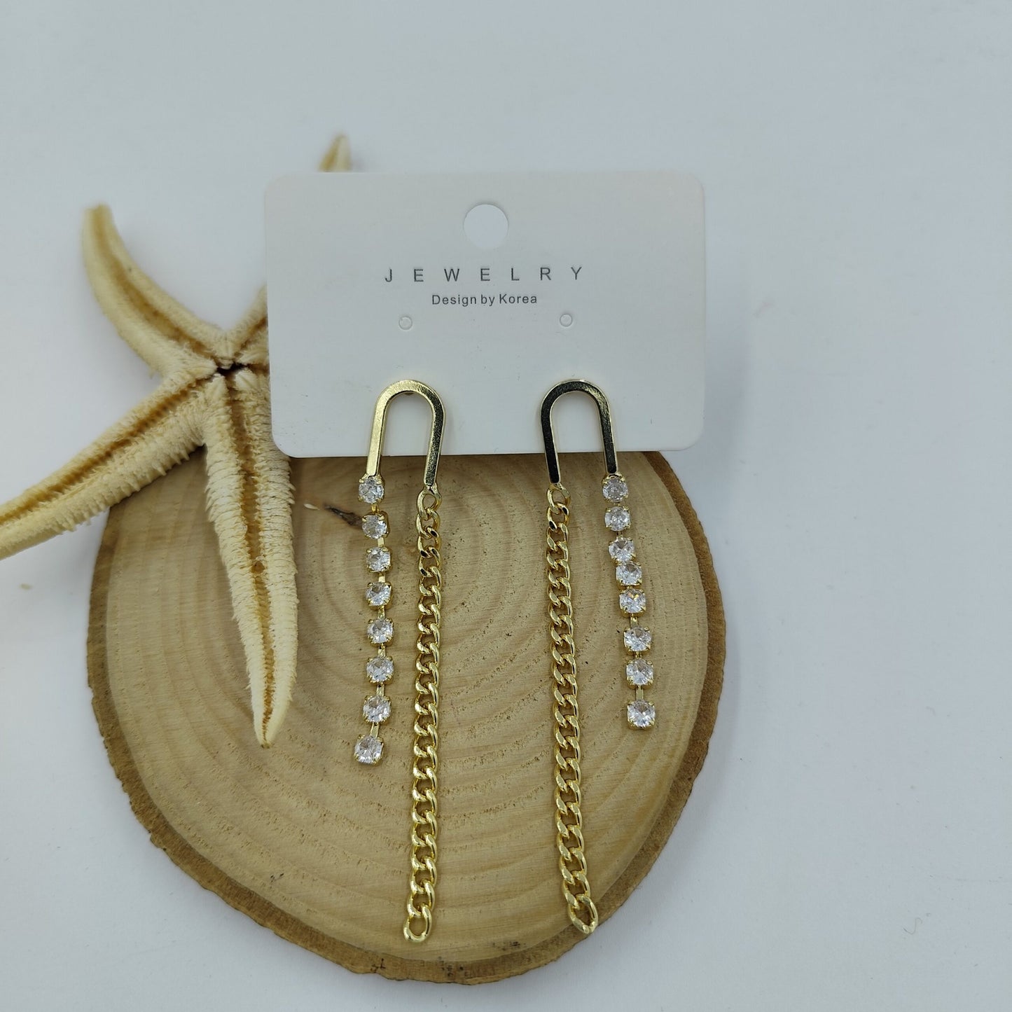 Taş Detaylı Küpe