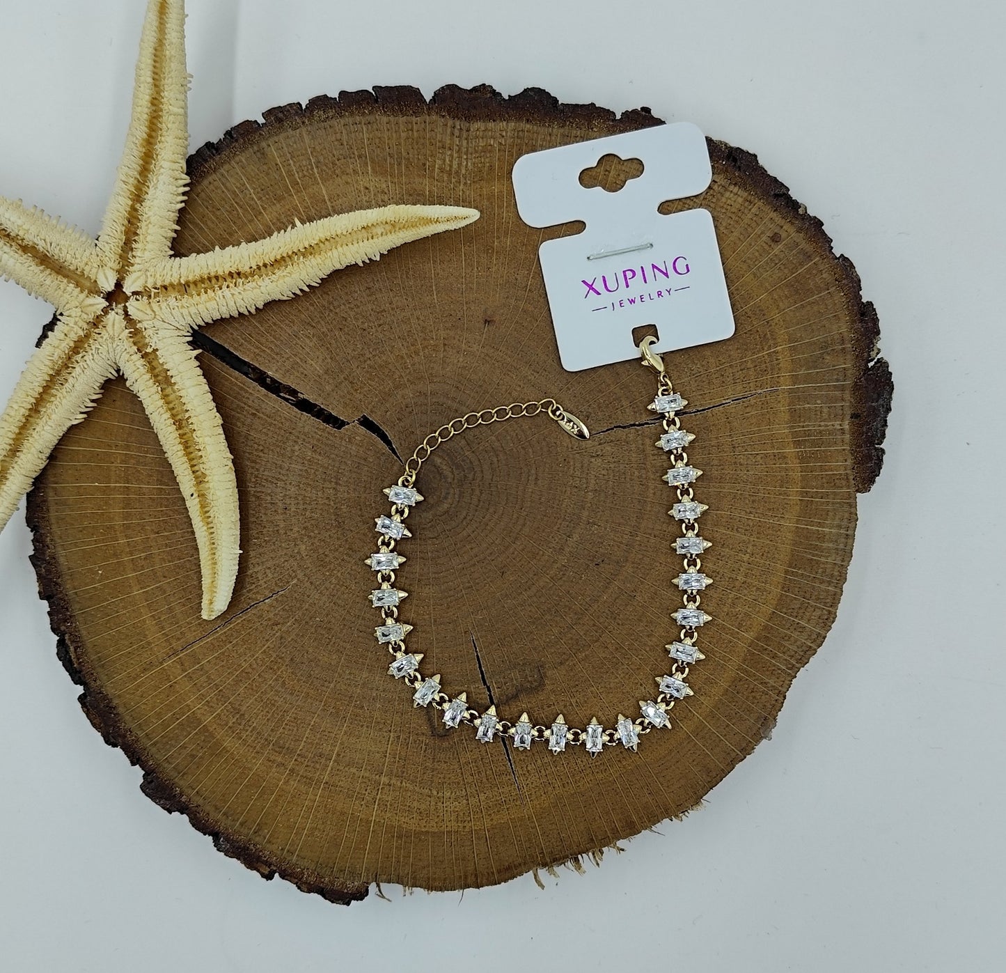Taş Detaylı 14 K Bileklik