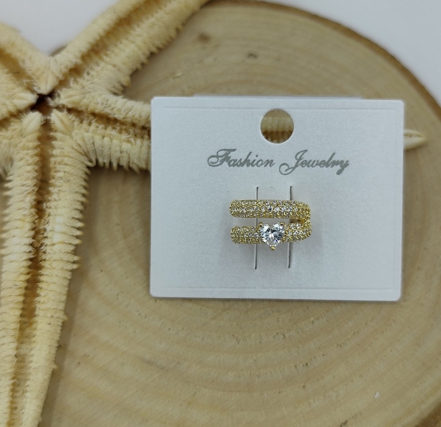 Taş Detaylı Gold Kıkırdak Küpe