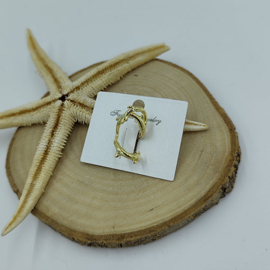 Gold Kıkırdak Küpe