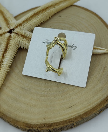 Gold Kıkırdak Küpe