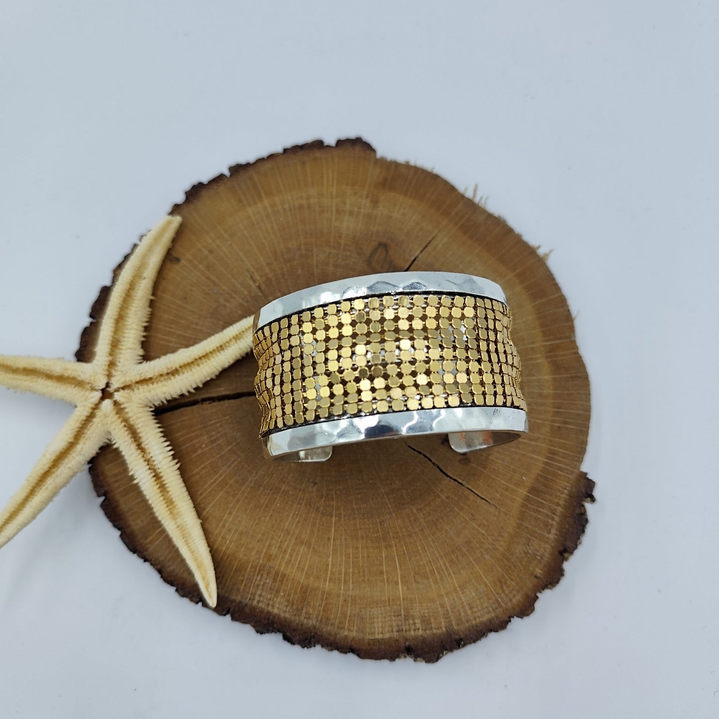 Gold ve Gümüş Renk Detaylı Bileklik