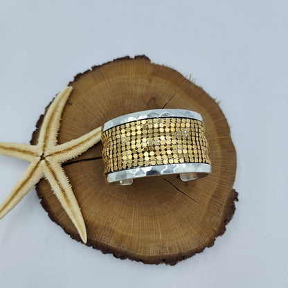 Gold ve Gümüş Renk Detaylı Bileklik