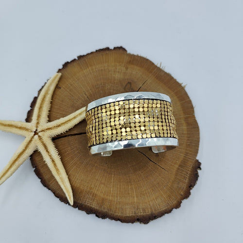 Gold ve Gümüş Renk Detaylı Bileklik