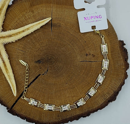 14 K Taş Detaylı Bileklik