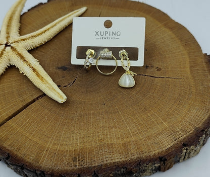 14 K 3'lü Küpe
