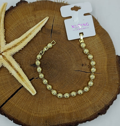14 K Taş Detaylı Bileklik