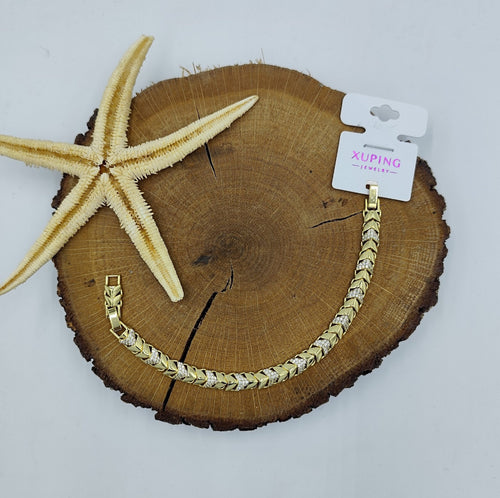 14 K Taş Detaylı Bileklik