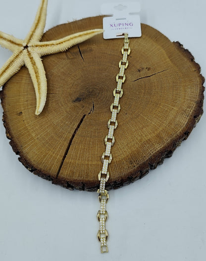 14 K Taş Detaylı Bileklik