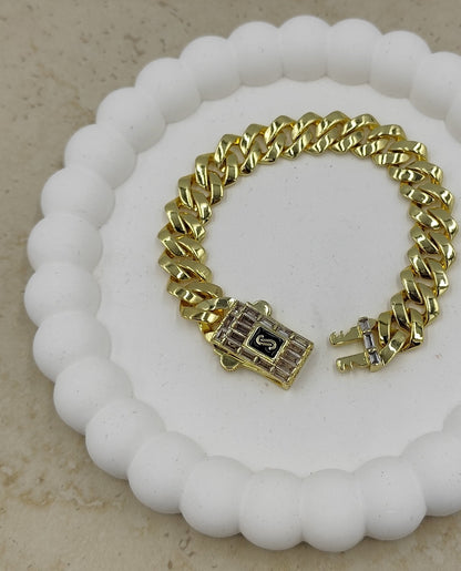 14 K Taş Detaylı Gurmet Bileklik