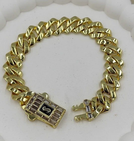 14 K Taş Detaylı Gurmet Bileklik