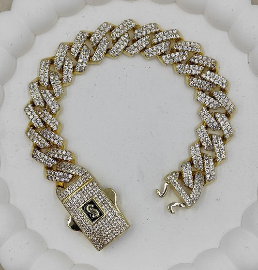 14 K Tamamı Taş Detaylı Gurmet Bileklik