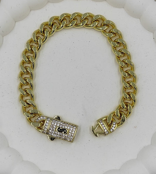 14 K Taş Detaylı Gurmet Bileklik
