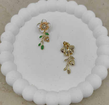 14 K Çiçek Küpe Xuping