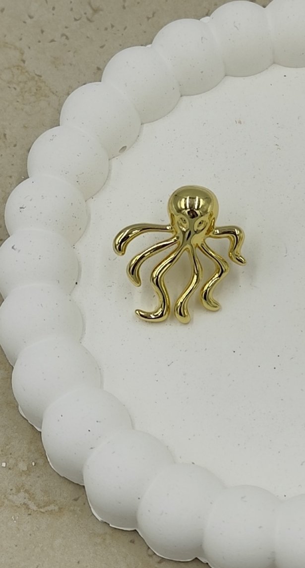 14 K Ahtapot Küpe Xuping