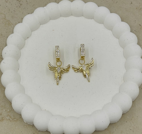 14 K Taş Detaylı Kuş Figürlü Xuping Küpe