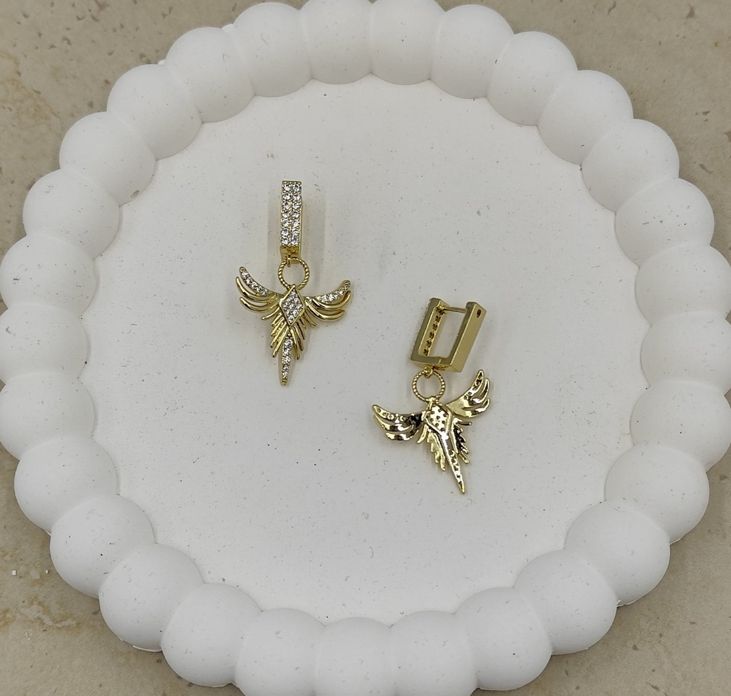 14 K Taş Detaylı Kuş Figürlü Xuping Küpe