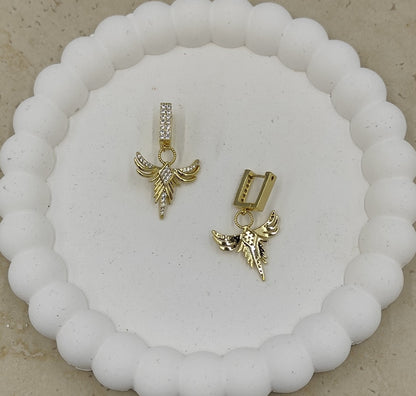 14 K Taş Detaylı Kuş Figürlü Xuping Küpe