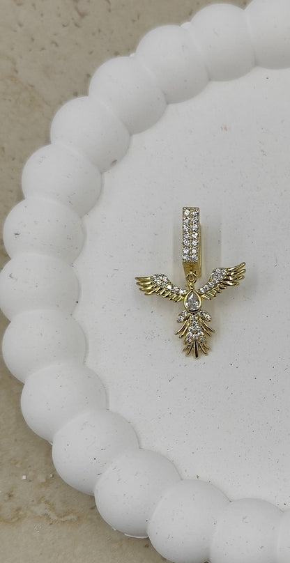 14 K Taş Detaylı Kuş Figürlü Xuping Küpe