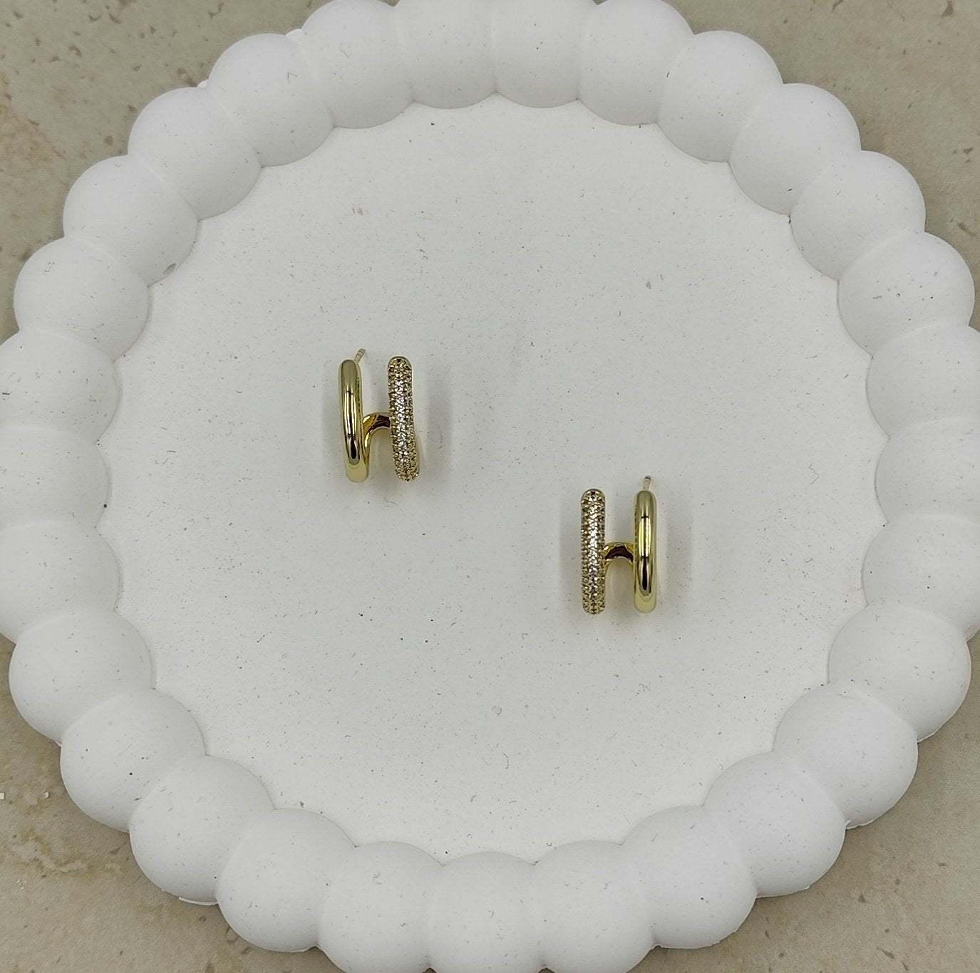 14 K 2'li Görünümlü Xuping Küpe