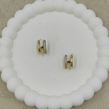 14 K 2'li Görünümlü Xuping Küpe