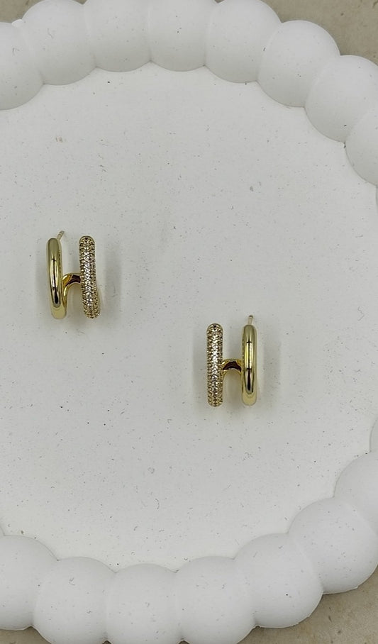 14 K 2'li Görünümlü Xuping Küpe