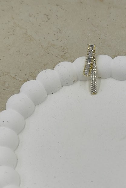 14 K Taş Detaylı Küpe Xuping