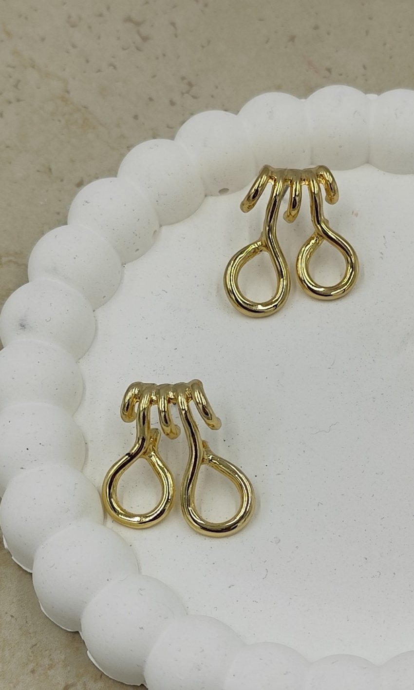 Gold Küpe