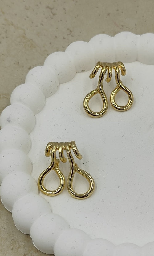 Gold Küpe