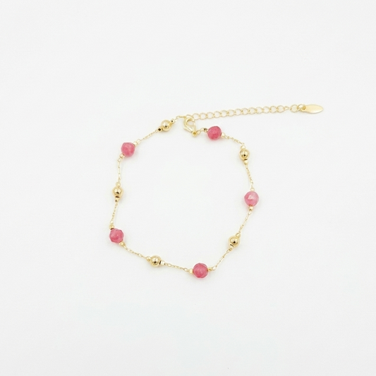 Pembe Boncuklu Halhal