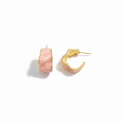 Pembe Halka Küpe