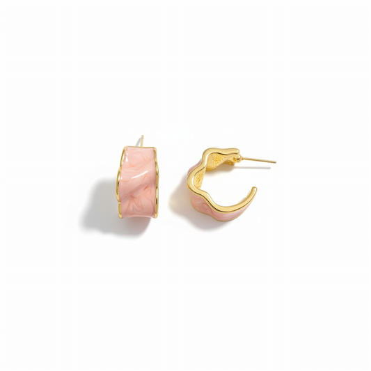 Pembe Halka Küpe