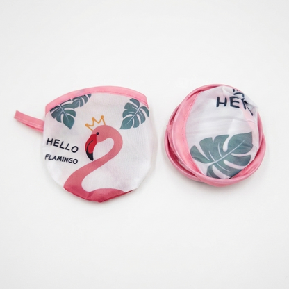 Flamingo Desenli Yelpaze