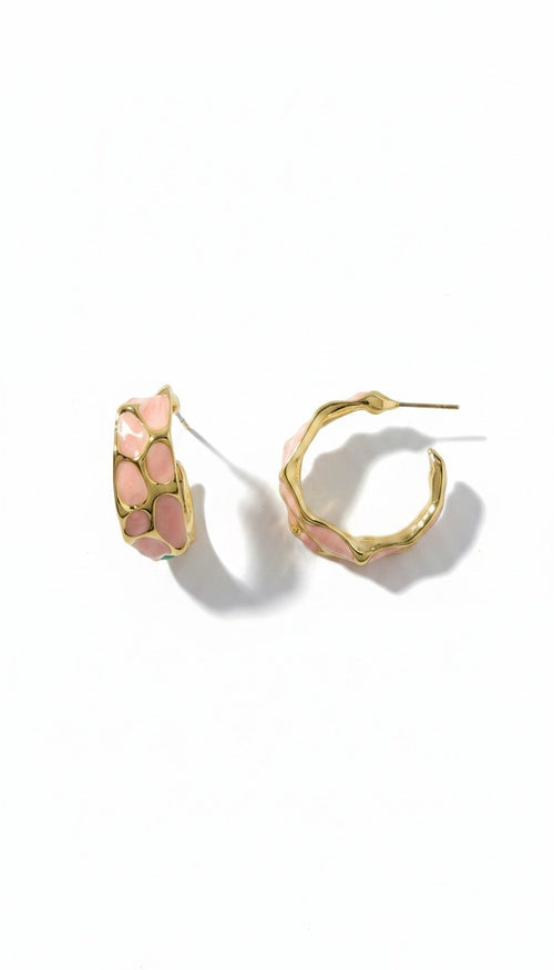 Pembe Gold Halka aküpe