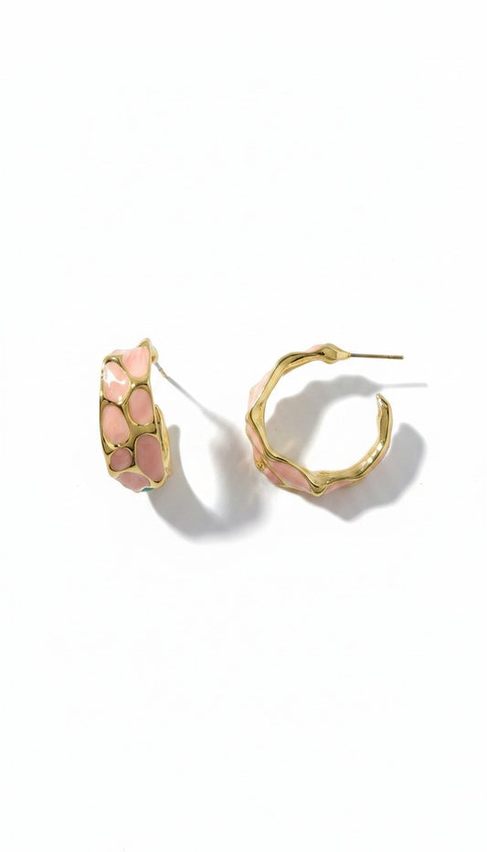Pembe Gold Halka aküpe