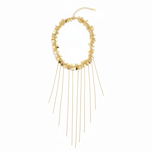 Pullu Gold Kolye