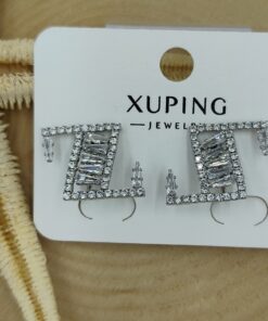 Alternative view of Taş Detaylı Z Küpe