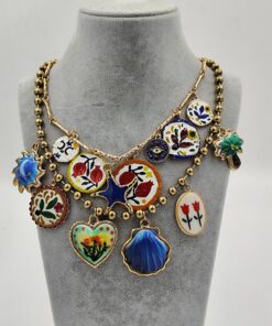 İkili Gold Marka Model Kolye