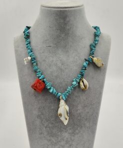 Deniz Kabuğu Detaylı Marka Model Kolye