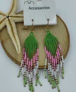 Alternative view of Renki Boncuklu Küpe